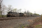 NS 4137 leading train 65E west through Cove PA